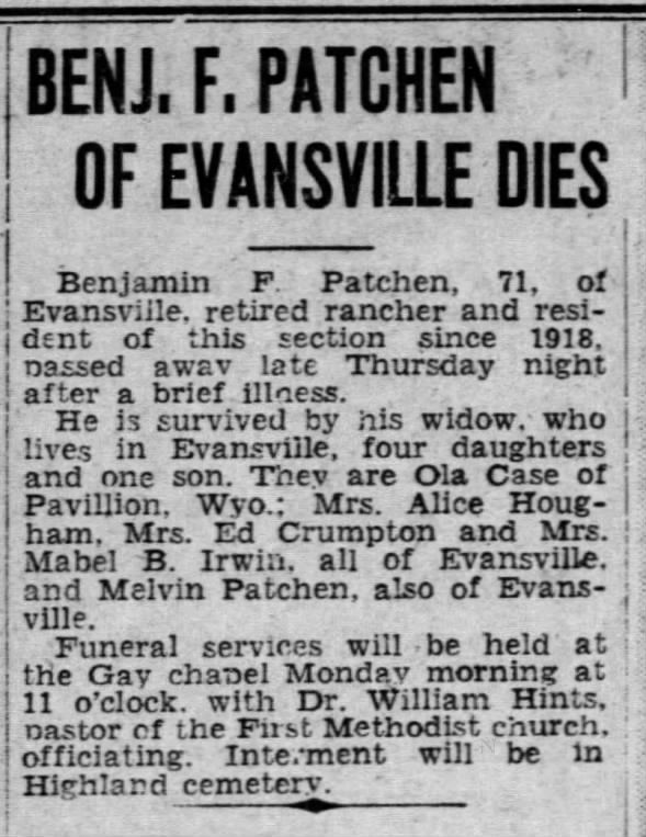 Clipping from Casper Star-Tribune